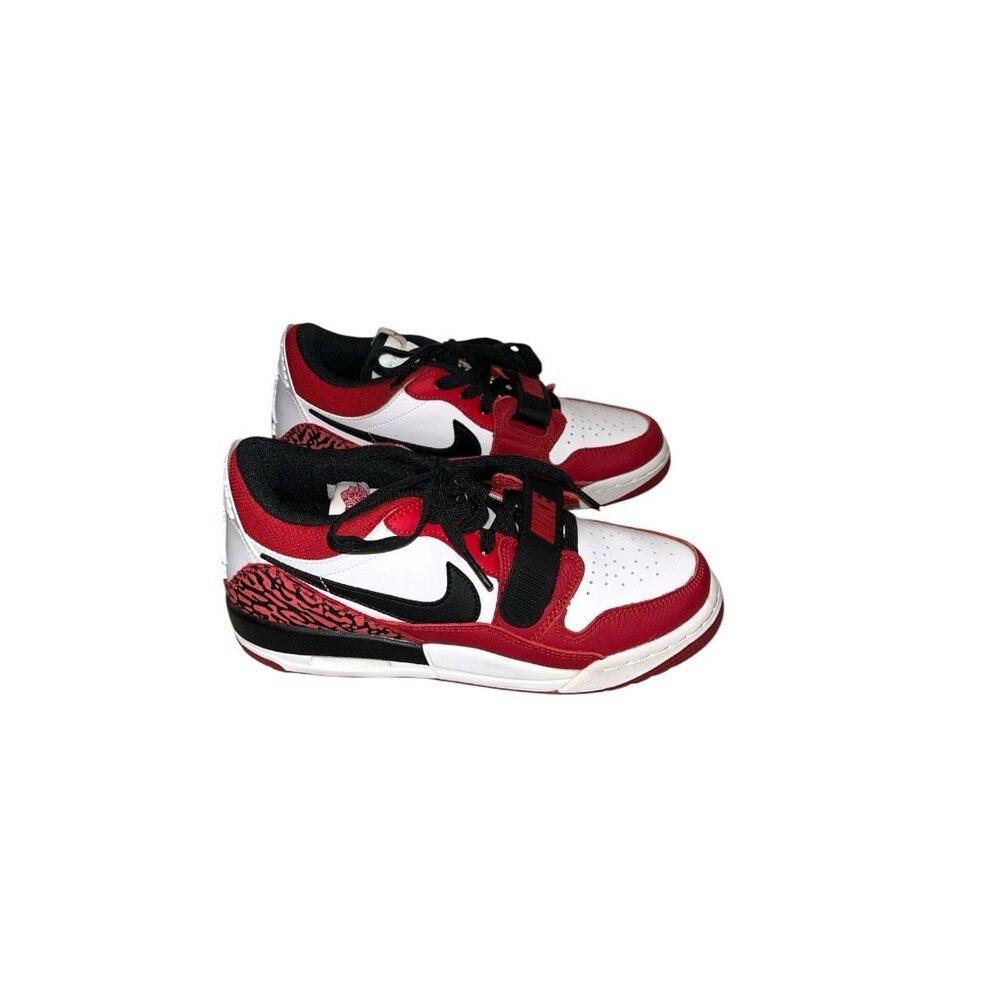 Air Jordan Legacy 312 White/Black Gym Red Athletic Low Top Sneakers Size 6 Y